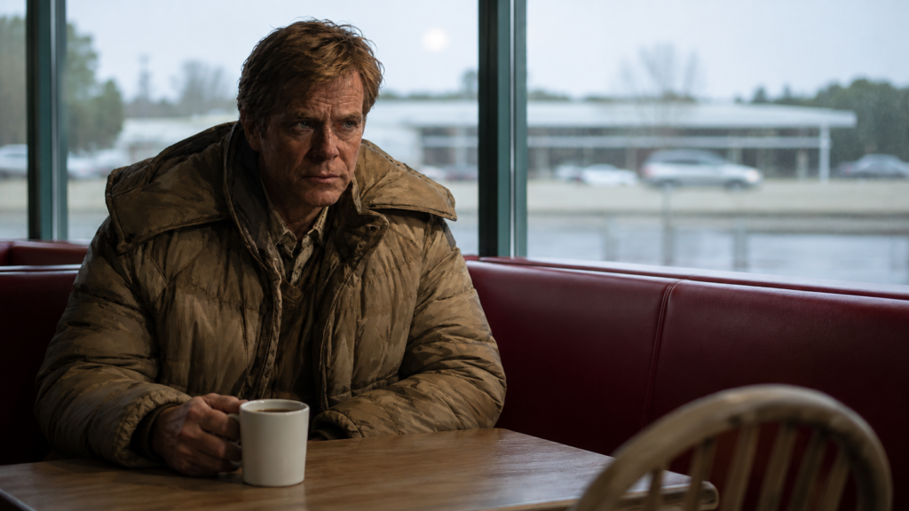 イメージ：映画『ファーゴ』で嘘と犯罪計画によって追い詰められるジェリー