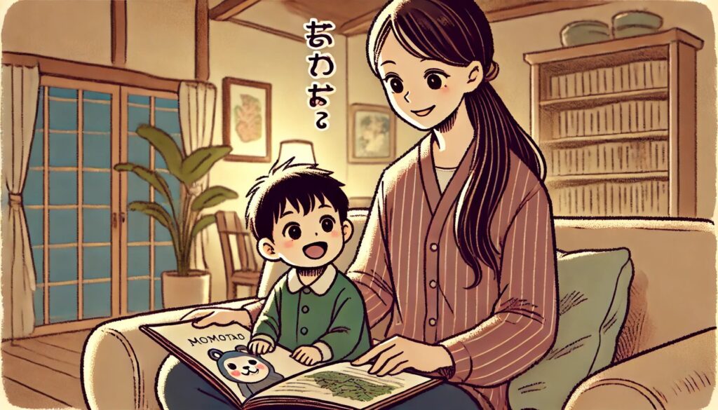 こんなお子様に昔話「桃太郎」を読んでほしい