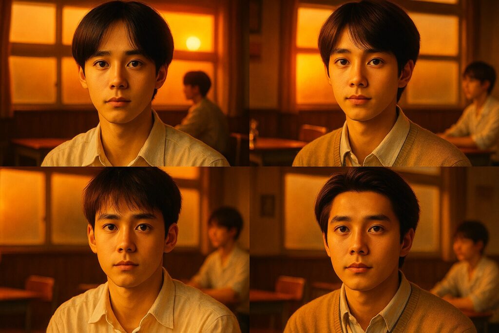 登場人物｜4人の少年と彼らの成長譚