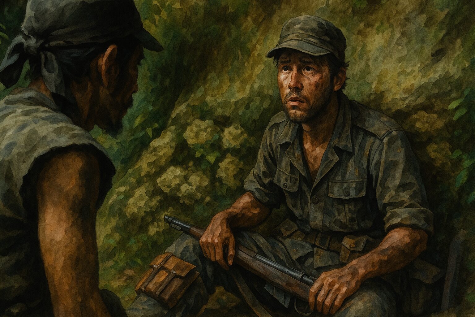 映画『野火』ネタバレ解説!原作比較、ラストの食事シーンの意味と衝撃的な結末