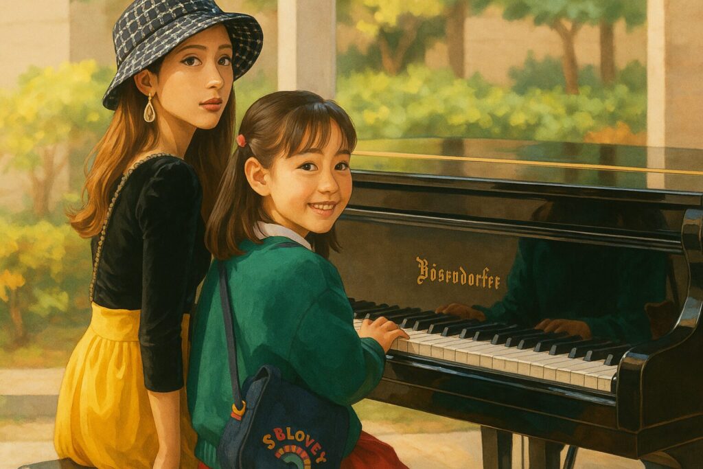 ピアノを軸にした物語の展開