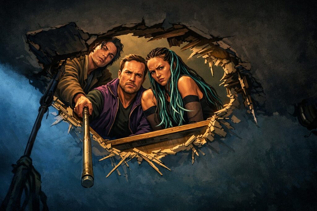 ブリックのあらすじ｜壊れかけた夫婦が地下脱出を目指すまで