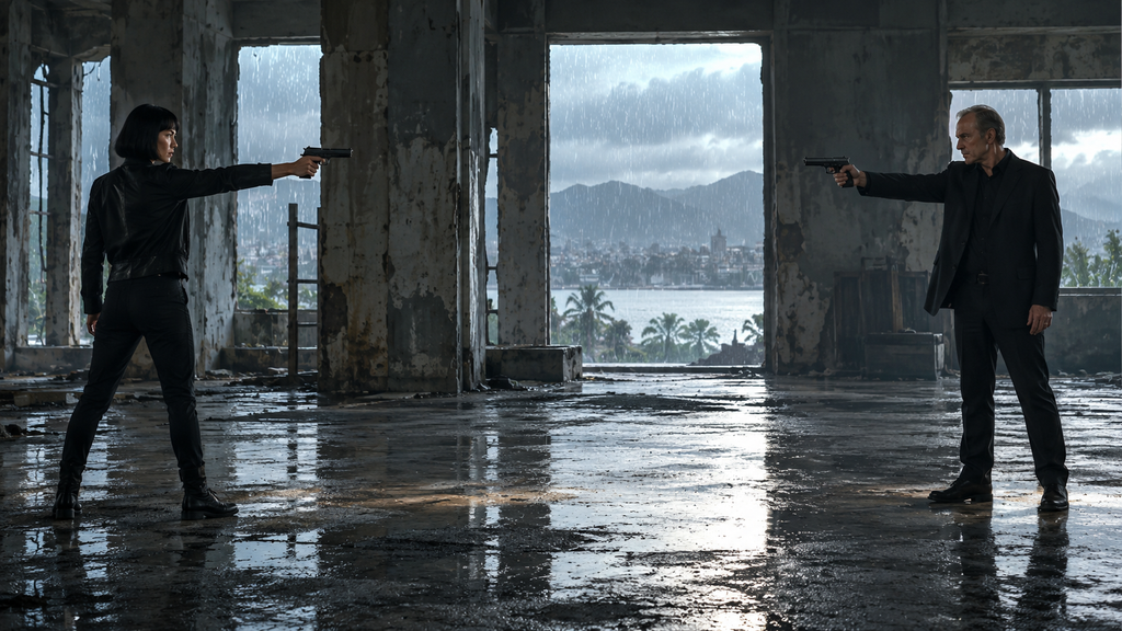 映画『マーベラス』ラストでアンナとレンブラントが廃屋で銃を向け合う最後の対決
